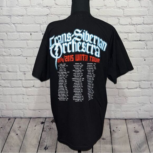 Vintage Y2K Trans-Siberian Orchestra Official Tour T-Shirt Size Large Unisex - Picture 11 of 15